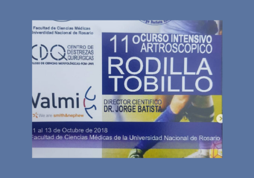 11vo. Curso cadavérico Artroscopía de Tobillo